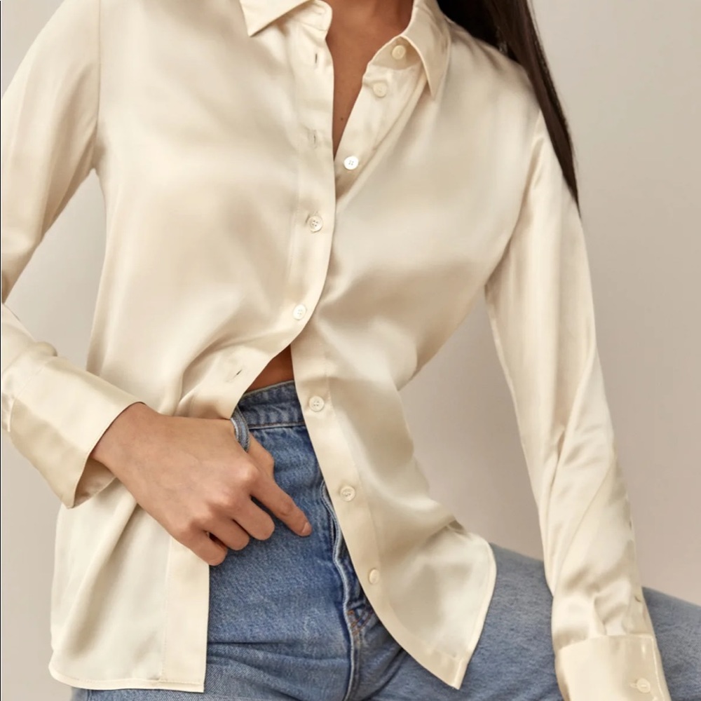Sky Silk Top